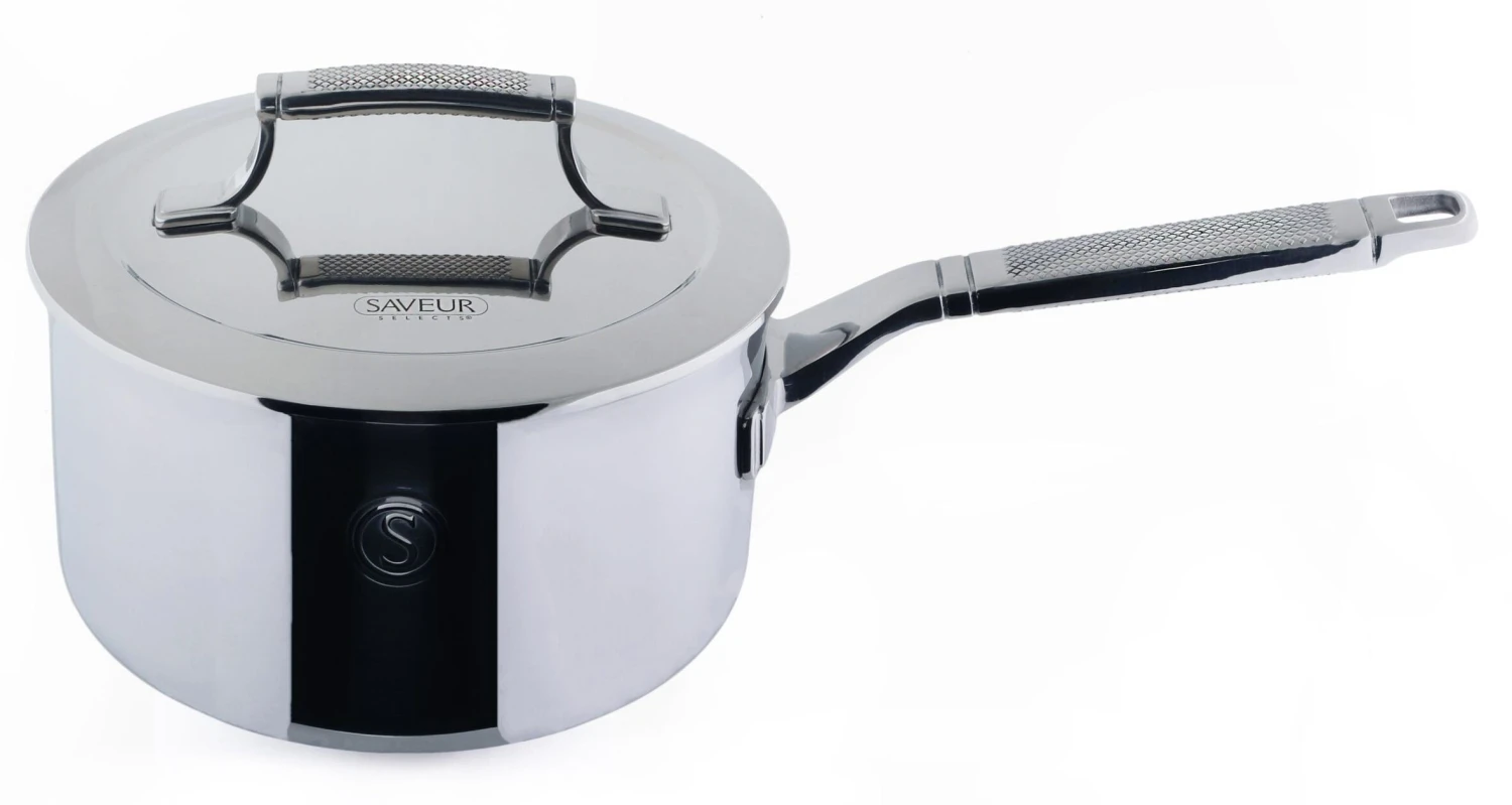 Saveur Selects Steelpan - TriPly RVS - ø 20 Cm / 2.8 Liter - Standaard Anti-aanbaklaag 1 Saveur Selects Steelpan - TriPly RVS - ø 20 Cm / 2.8 Liter - Standaard Anti-aanbaklaag