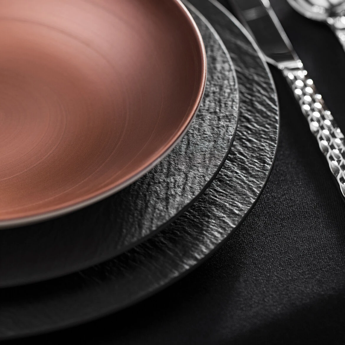 Villeroy & Boch Pizzabord Manufacture Rock - Zwart - ø 31.5 Cm 3 Villeroy & Boch Pizzabord Manufacture Rock - Zwart - ø 31.5 Cm - Afbeelding 3