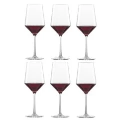 Zwiesel Glas Rode Wijnglazen Pure - 550 Ml - 6 Stuks