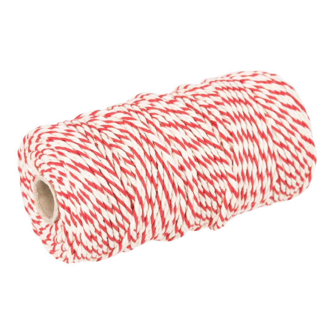 Kitchen Basics Rolladetouw Wit / Rood 80 Meter 1 Kitchen Basics Rolladetouw Wit / Rood 80 Meter