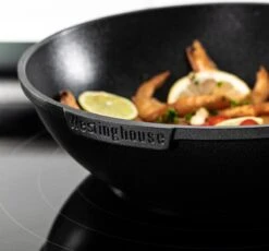 Westinghouse Pannenset Performance (Wokpan + Grillpan) ø 28 Cm - Zwart - Inductie En Alle Andere Warmtebronnen 20 Westinghouse Pannenset Performance (Wokpan + Grillpan) ø 28 Cm - Zwart - Inductie En Alle Andere Warmtebronnen -Alessi Verkoopwinkel 1200x1116