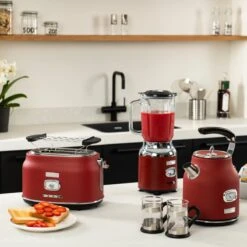 Westinghouse Retro Waterkoker + Broodrooster 2 Sleuven + Blender - Rood 19 Westinghouse Retro Waterkoker + Broodrooster 2 Sleuven + Blender - Rood -Alessi Verkoopwinkel 1200x1200 134