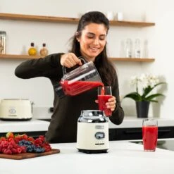 Westinghouse Retro Waterkoker + Broodrooster 2 Sleuven + Blender - Wit 17 Westinghouse Retro Waterkoker + Broodrooster 2 Sleuven + Blender - Wit -Alessi Verkoopwinkel 1200x1200 136