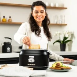 Westinghouse Retro Waterkoker + Broodrooster 2 Sleuven + Blender - Zwart 20 Westinghouse Retro Waterkoker + Broodrooster 2 Sleuven + Blender - Zwart -Alessi Verkoopwinkel 1200x1200 141