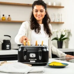 Westinghouse Retro Waterkoker + Broodrooster 4 Sleuven + Staafmixer - Zwart 17 Westinghouse Retro Waterkoker + Broodrooster 4 Sleuven + Staafmixer - Zwart -Alessi Verkoopwinkel 1200x1200 189