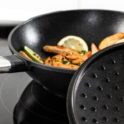 Westinghouse Pannenset Performance (Wokpan + Grillpan) ø 28 Cm - Zwart - Inductie En Alle Andere Warmtebronnen 17 Westinghouse Pannenset Performance (Wokpan + Grillpan) ø 28 Cm - Zwart - Inductie En Alle Andere Warmtebronnen -Alessi Verkoopwinkel 1200x1200 49