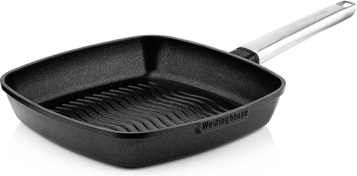 Westinghouse Pannenset Performance (Wokpan + Grillpan) ø 28 Cm - Zwart - Inductie En Alle Andere Warmtebronnen 11 Westinghouse Pannenset Performance (Wokpan + Grillpan) ø 28 Cm - Zwart - Inductie En Alle Andere Warmtebronnen - Afbeelding 11