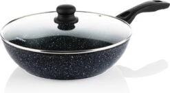Westinghouse Pannenset Black Marble (Grillpan 28 Cm + Wokpan ø 30 Cm) - Inductie En Alle Andere Warmtebronnen 17 Westinghouse Pannenset Black Marble (Grillpan 28 Cm + Wokpan ø 30 Cm) - Inductie En Alle Andere Warmtebronnen -Alessi Verkoopwinkel 1200x661 1