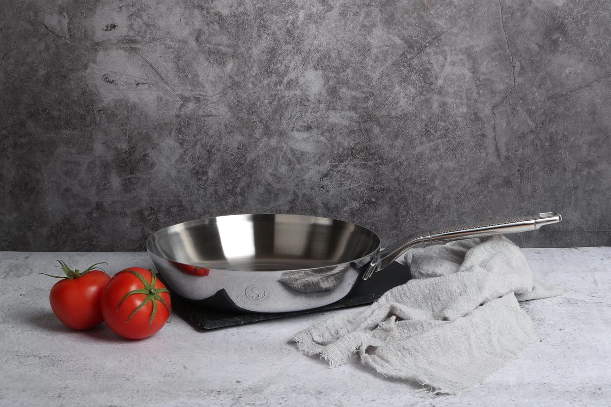 Saveur Selects Koekenpan Voyage - Tri-Ply RVS - ø 25 Cm - Zonder Anti-aanbaklaag 2 Saveur Selects Koekenpan Voyage - Tri-Ply RVS - ø 25 Cm - Zonder Anti-aanbaklaag - Afbeelding 2