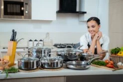 Westinghouse Pannenset Black Signature (Koekenpan + Steelpan) ø 20cm - Inductie En Alle Andere Warmtebronnen 7 Westinghouse Pannenset Black Signature (Koekenpan + Steelpan) ø 20cm - Inductie En Alle Andere Warmtebronnen -Alessi Verkoopwinkel 1200x800 12