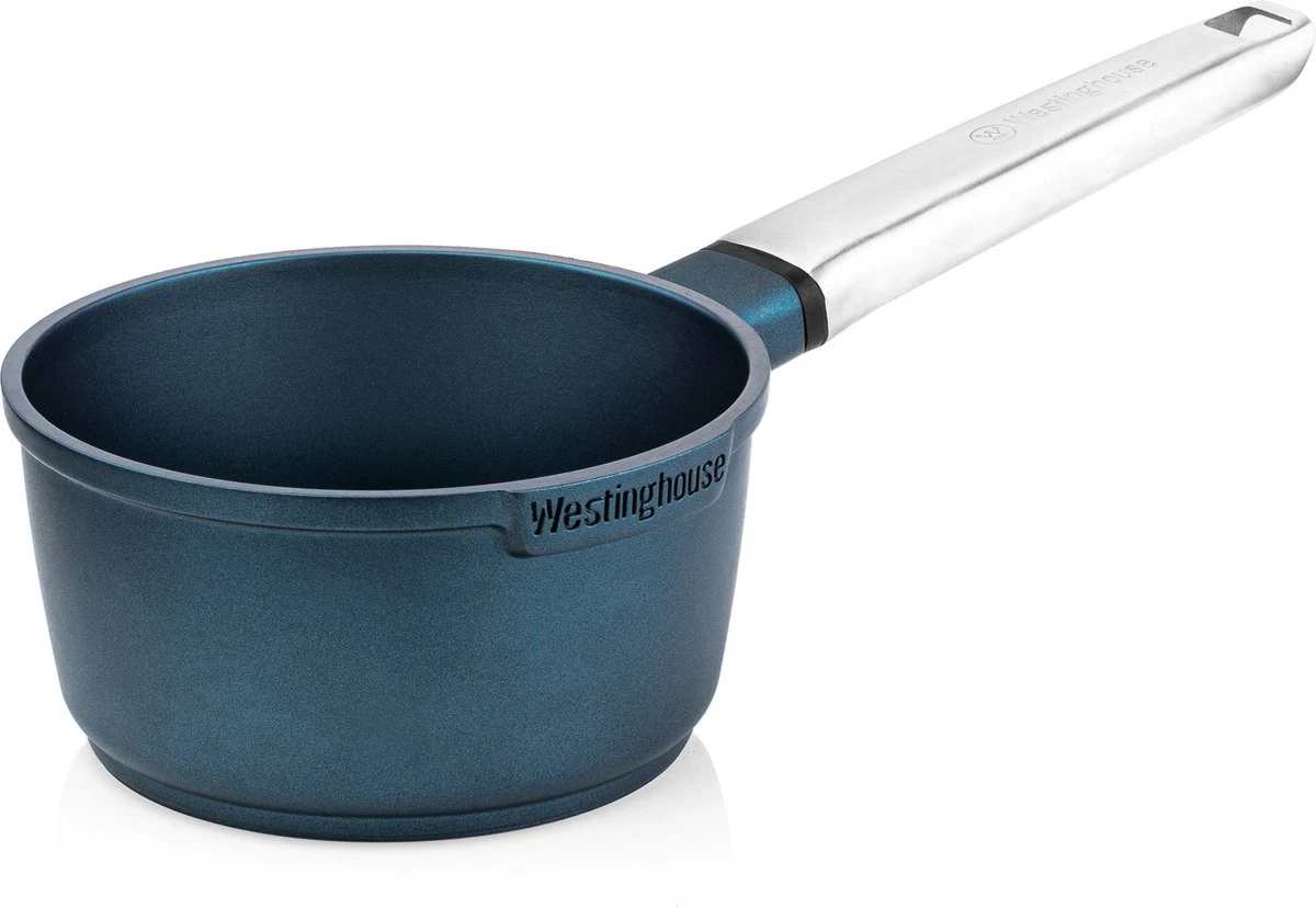 Westinghouse Pannenset Performance (Koekenpan ø 24 En 28 Cm + Steelpan ø 18 Cm) - Blauw - Inductie En Alle Andere Warmtebronnen 8 Westinghouse Pannenset Performance (Koekenpan ø 24 En 28 Cm + Steelpan ø 18 Cm) - Blauw - Inductie En Alle Andere Warmtebronnen - Afbeelding 8