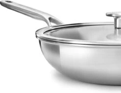 KitchenAid Wokpan - Multi-Ply RVS - ø 28 Cm / 3.6 Liter 9 KitchenAid Wokpan - Multi-Ply RVS - ø 28 Cm / 3.6 Liter -Alessi Verkoopwinkel 1200x921