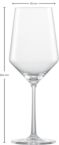 Zwiesel Glas Rode Wijnglazen Pure - 550 Ml - 6 Stuks 6 Zwiesel Glas Rode Wijnglazen Pure - 550 Ml - 6 Stuks -Alessi Verkoopwinkel 122315 Pure Cabernet Gr1 fstu 3 1