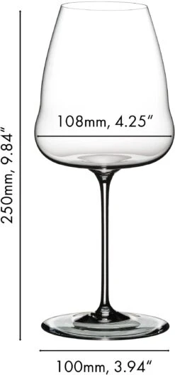 Riedel Champagneglas Winewings 6 Riedel Champagneglas Winewings -Alessi Verkoopwinkel 123400028 dimension nIRrtSZo