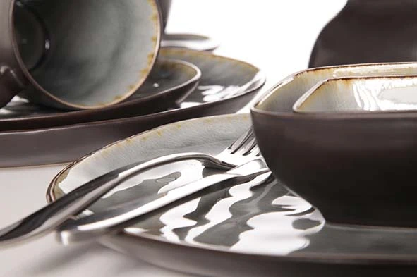 Cosy & Trendy Kleine Schaal Laguna Blue Grey 20 X 17 Cm 2 Cosy & Trendy Kleine Schaal Laguna Blue Grey 20 X 17 Cm - Afbeelding 2