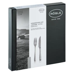 Rosle Steakbestek Passion - 12-Delig 10 Rosle Steakbestek Passion - 12-Delig -Alessi Verkoopwinkel 13779 04 Steak Besteck Set Passion 12 teilig Edelstahl