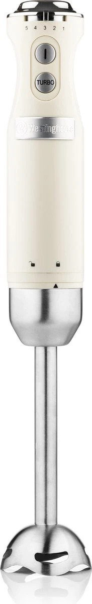 Westinghouse Retro Waterkoker + Broodrooster 2 Sleuven + Staafmixer - Wit 4 Westinghouse Retro Waterkoker + Broodrooster 2 Sleuven + Staafmixer - Wit - Afbeelding 4