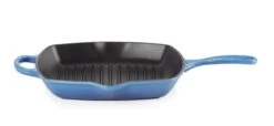 Le Creuset Grillpan Signature - Azure - 26 X 26 Cm - Geëmailleerde Anti-aanbaklaag -Alessi Verkoopwinkel 20183262200422 alt1