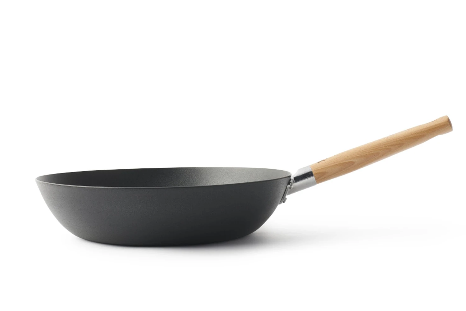 BK Wokpan Force - Carbon Steel - ø 30 Cm - Zonder Anti-aanbaklaag 2 BK Wokpan Force - Carbon Steel - ø 30 Cm - Zonder Anti-aanbaklaag - Afbeelding 2