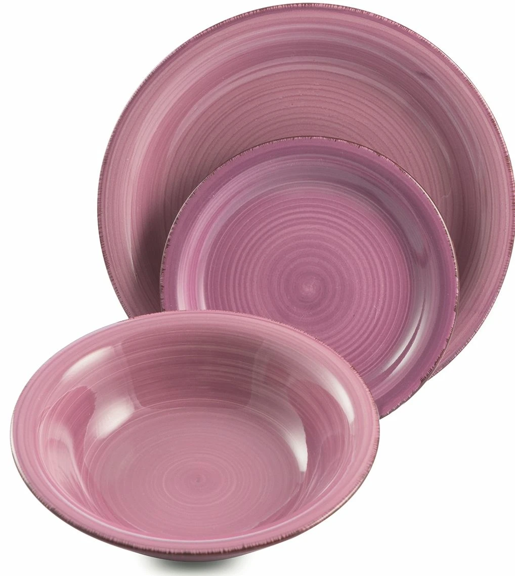 Villa D'Este Serviesset Baita - Colori Caldi - 18-delig / 6 Personen 5 Villa D'Este Serviesset Baita - Colori Caldi - 18-delig / 6 Personen - Afbeelding 5