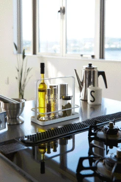 Yamazaki Kruidenrek Tower Wit 8 Yamazaki Kruidenrek Tower Wit -Alessi Verkoopwinkel 2254 TOWER SEASONING RACK WH 08 1000x