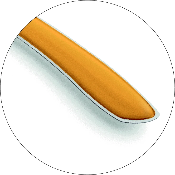 Amefa Bestekset Eclat - Mustard Yellow Matt - 24-delig / 6 Personen 4 Amefa Bestekset Eclat - Mustard Yellow Matt - 24-delig / 6 Personen - Afbeelding 4