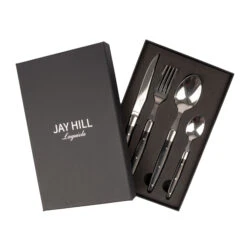 Jay Hill Bestekset Couvert Laguiole - Zwart - 4-delig 13 Jay Hill Bestekset Couvert Laguiole - Zwart - 4-delig -Alessi Verkoopwinkel 3 8720812849643 2