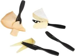 Boska Kaasmessenset Mini Monaco+ Zwart 11 Boska Kaasmessenset Mini Monaco+ Zwart -Alessi Verkoopwinkel 307088 BOSKACheeseKnifeSetMiniMonaco Black 3
