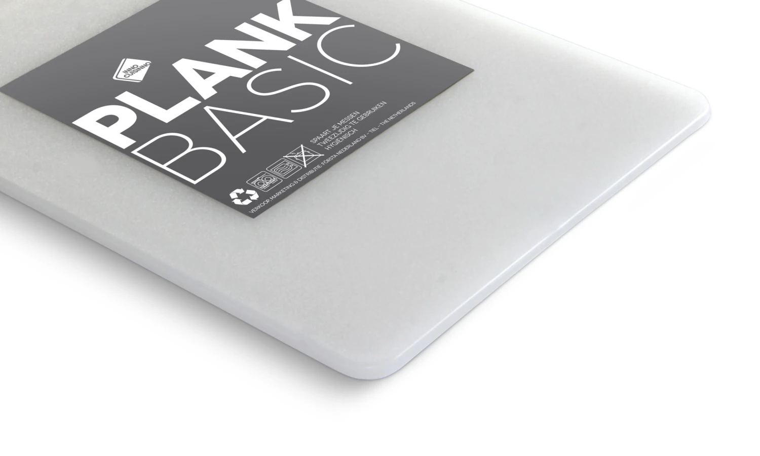 Inno Cuisinno Snijplanken Basic - 25 X 15 Cm - Wit - 4 Stuks 2 Inno Cuisinno Snijplanken Basic - 25 X 15 Cm - Wit - 4 Stuks - Afbeelding 2