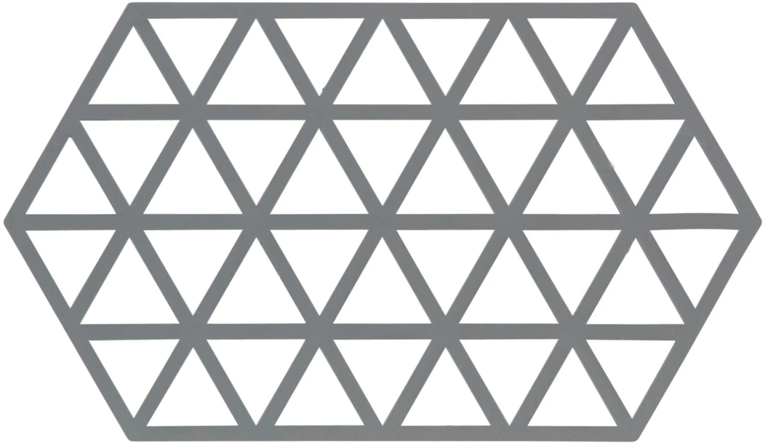 Zone Denmark Pannenonderzetter Triangles - Cool Grey - 24 X 14 Cm 1 Zone Denmark Pannenonderzetter Triangles - Cool Grey - 24 X 14 Cm