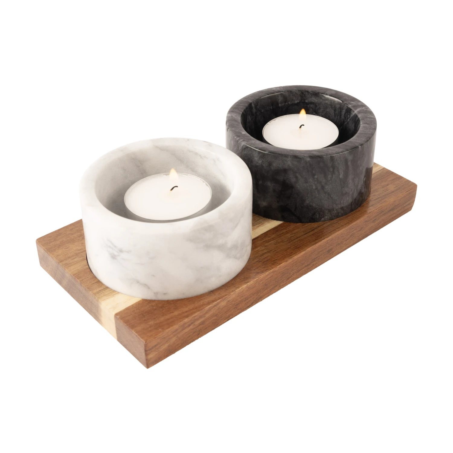 Jay Hill Serveerplank - Met Marmeren Schaaltjes - 17.5 X 9 Cm 1 Jay Hill Serveerplank - Met Marmeren Schaaltjes - 17.5 X 9 Cm