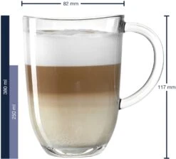 Leonardo Latte Macchiato Glazen Napoli 380 Ml - 6 Stuks 8 Leonardo Latte Macchiato Glazen Napoli 380 Ml - 6 Stuks -Alessi Verkoopwinkel 4002541242037 01