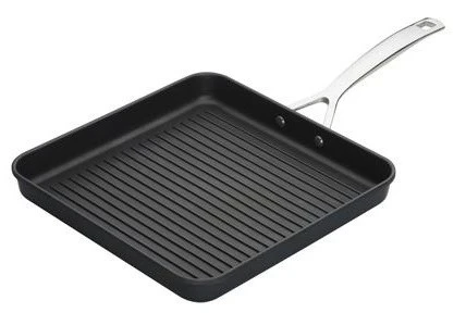 Le Creuset Grillpan Les Forgées TNS - 28 X 28 Cm - Standaard Anti-aanbaklaag 1 Le Creuset Grillpan Les Forgées TNS - 28 X 28 Cm - Standaard Anti-aanbaklaag