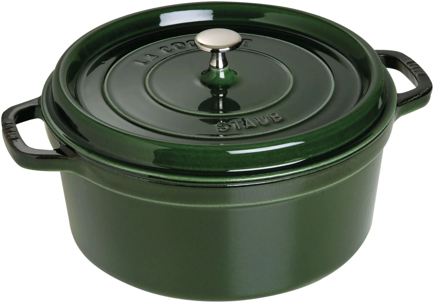 Staub Braadpan / Cocotte - Basilicum - ø 28 Cm / 6.7 Liter 1 Staub Braadpan / Cocotte - Basilicum - ø 28 Cm / 6.7 Liter