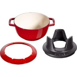 Staub Fondueset Kersenrood - ø 20 Cm / 2.36 Liter 11 Staub Fondueset Kersenrood - ø 20 Cm / 2.36 Liter -Alessi Verkoopwinkel 40511 975 0 6