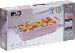 Resto Kitchenware Ovenschaal Fornax - Roze - 40 X 21 Cm / 2.9 Liter 7 Resto Kitchenware Ovenschaal Fornax - Roze - 40 X 21 Cm / 2.9 Liter -Alessi Verkoopwinkel 4260403578360 3