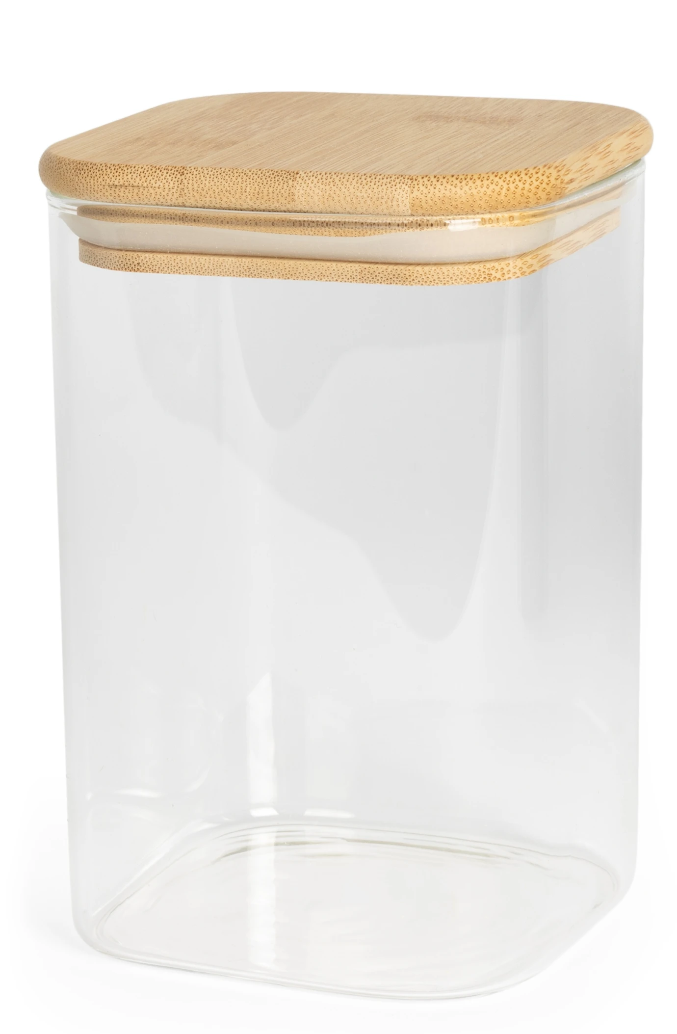 Sareva Voorraadpot - Glas / Bamboe - 1.1 Liter 2 Sareva Voorraadpot - Glas / Bamboe - 1.1 Liter - Afbeelding 2