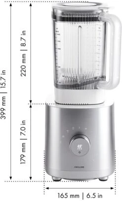 Zwilling Blender Enfinigy - 1.4 Liter - 1200 W - Zilver/Wit 14 Zwilling Blender Enfinigy - 1.4 Liter - 1200 W - Zilver/Wit -Alessi Verkoopwinkel 53002 000 0 10
