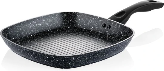 Westinghouse Pannenset Black Marble (Grillpan 28 Cm + Wokpan ø 30 Cm) - Inductie En Alle Andere Warmtebronnen 7 Westinghouse Pannenset Black Marble (Grillpan 28 Cm + Wokpan ø 30 Cm) - Inductie En Alle Andere Warmtebronnen - Afbeelding 7