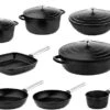 Westinghouse Pannenset Performance - Zwart - 8 Pannen - Complete Pannenset - Inductie En Alle Andere Warmtebronnen