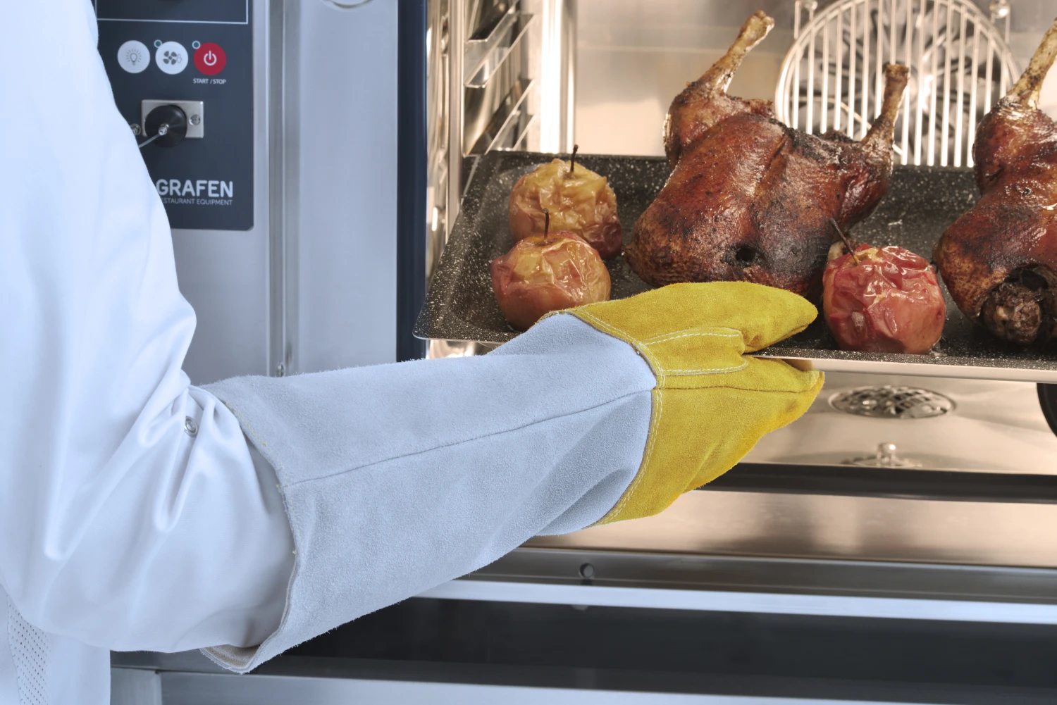 Hendi Ovenhandschoenen Leer 46 Cm - 2 Stuks 2 Hendi Ovenhandschoenen Leer 46 Cm - 2 Stuks - Afbeelding 2