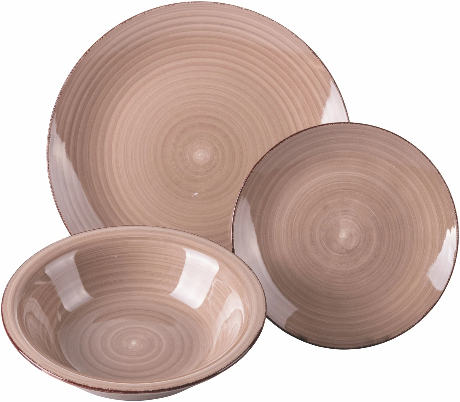 Villa D'Este Serviesset Baita - Chocolate - 12-delig / 4 Personen 6 Villa D'Este Serviesset Baita - Chocolate - 12-delig / 4 Personen - Afbeelding 6