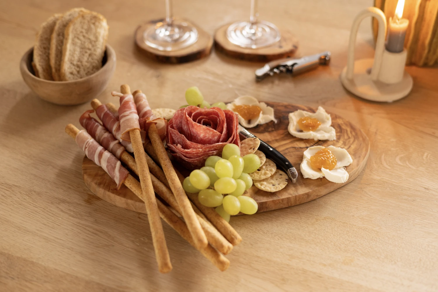 Jay Hill Serveerplank Tunea - Olijfhout - 25 X 15 Cm 2 Jay Hill Serveerplank Tunea - Olijfhout - 25 X 15 Cm - Afbeelding 2