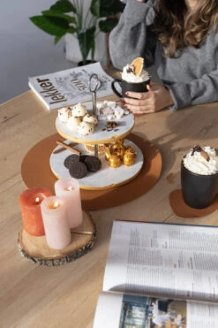 Jay Hill Etagere Marmer Goud 2-Laags 8 Jay Hill Etagere Marmer Goud 2-Laags -Alessi Verkoopwinkel 7 8720812849278 5