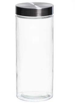 Sareva Voorraadpot - Glas / RVS Deksel - ø 11.5 Cm / 2.2 Liter 7 Sareva Voorraadpot - Glas / RVS Deksel - ø 11.5 Cm / 2.2 Liter -Alessi Verkoopwinkel 7061111160055 2