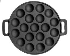 Sareva Poffertjespan - Gietijzer - ø 24 Cm - 19 Poffertjes 7 Sareva Poffertjespan - Gietijzer - ø 24 Cm - 19 Poffertjes -Alessi Verkoopwinkel 7061112070186 1