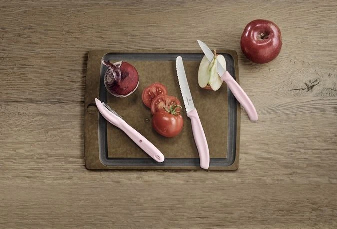 Victorinox Messenset Swiss Classic - Lichtroze - 3-delig 4 Victorinox Messenset Swiss Classic - Lichtroze - 3-delig - Afbeelding 4