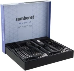 Sambonet Bestekset Bloom - RVS - Monoblock - 24 Delig / 6 Personen 12 Sambonet Bestekset Bloom - RVS - Monoblock - 24 Delig / 6 Personen -Alessi Verkoopwinkel 8014808487606 6