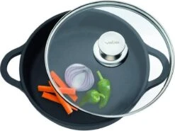 Valira Braadpan Met Deksel Aire - ø 20 Cm / 1.5 Liter 11 Valira Braadpan Met Deksel Aire - ø 20 Cm / 1.5 Liter -Alessi Verkoopwinkel 8411401008373 1
