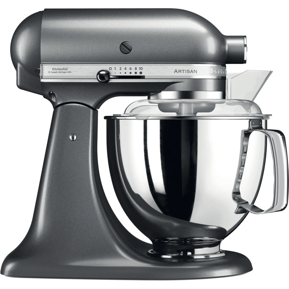 KitchenAid Keukenmachine Artisan - Kantelbare Kop - Tingrijs - 4.8 Liter - 5KSM175PSEMS 1 KitchenAid Keukenmachine Artisan - Kantelbare Kop - Tingrijs - 4.8 Liter - 5KSM175PSEMS